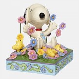 Figurine: Snoopy - Bouncing Into Spring