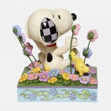 Figurine: Snoopy - Bouncing Into Spring