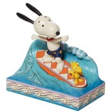 Figurine: Snoopy & Woodstock - Surf
