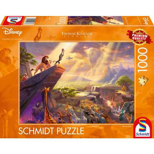 Teken een foto spoel En team Schmidt Puzzle 1000 stukjes: The Lion King - Magical Gifts