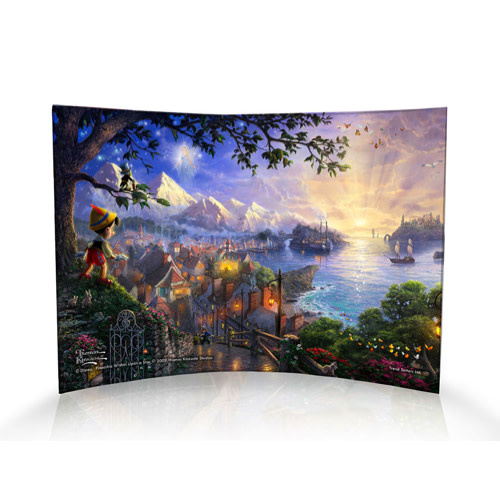 Curved Acrylic Print: Pinocchio