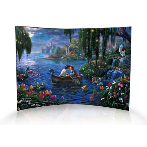 Curved Acrylic Print: Little Mermaid
