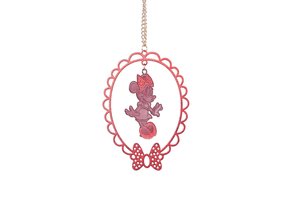 Hanging Ornament: Minnie - Silhouet With Bow