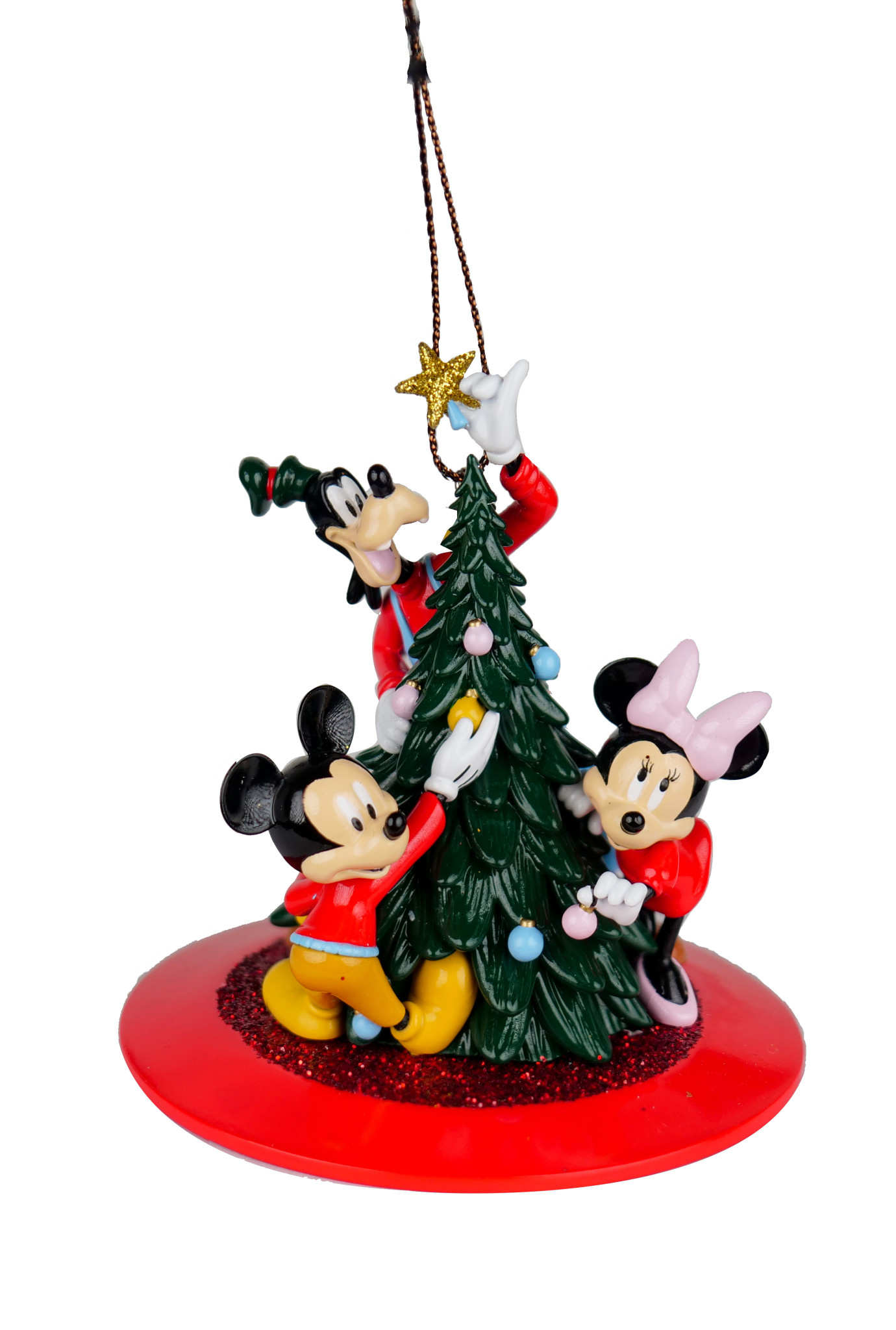Hanging Ornament 3D: Goofy, Mickey & Minnie - Christmas Tree