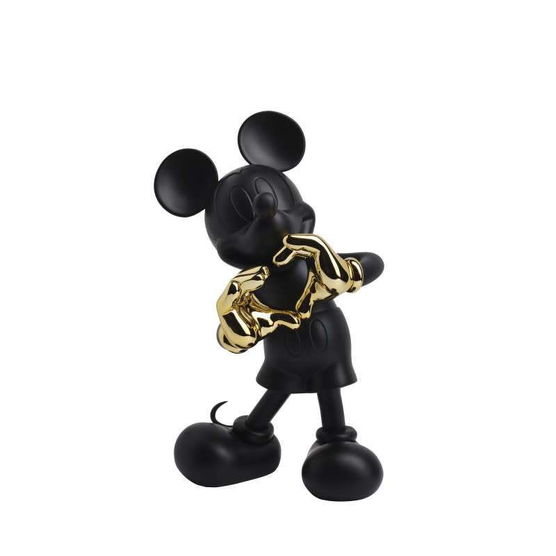Figurine: Mickey Mouse - With Love by Kelly Hoppen (Zwart)