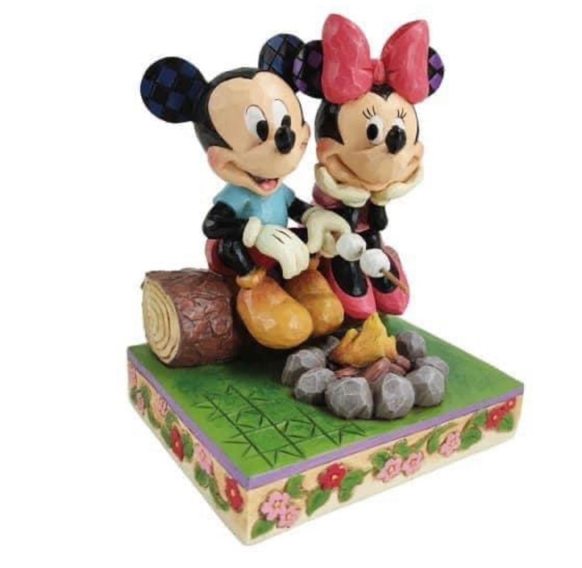 Figurine: Mickey & Minnie Mouse - Campfire