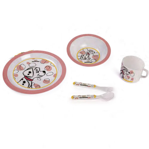 Ontbijtset - 101 Dalmatiers : Roze