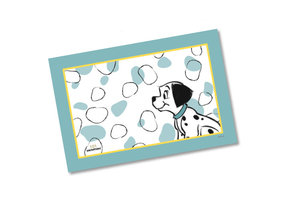 2 Placemats: 101 Dalmatiers - Licht Blauw