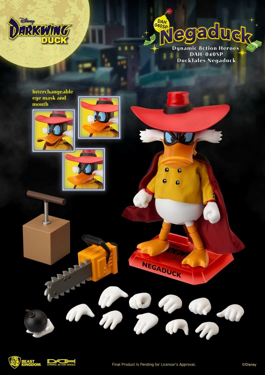 Figurine: Darkwing Duck - Negaduck