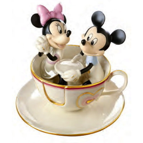 Figurine: Mickey & Minnie Mouse - Teacup Twirl