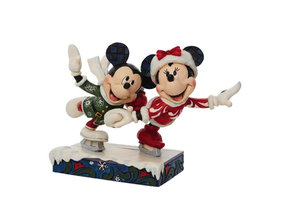 Figurine: Mickey & Minnie Mouse - Ice Skating