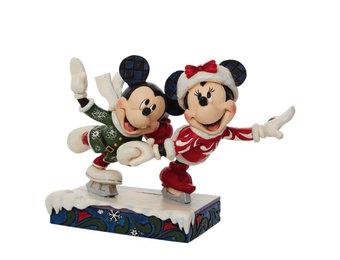 Figurine: Mickey & Minnie Mouse - Ice Skating