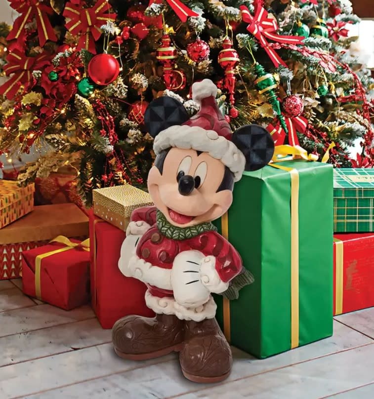 Figurine: Mickey - Santa Greeter
