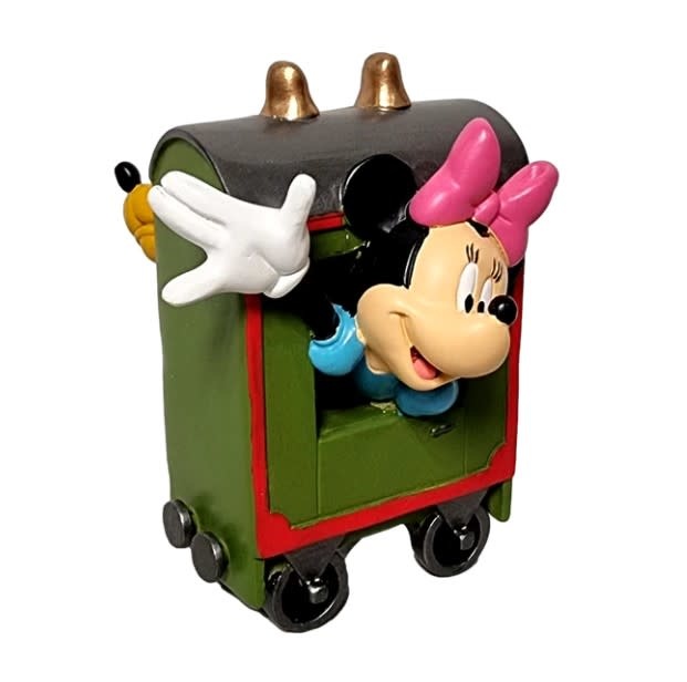 Figurine: Pluto & Minnie Mouse - Train