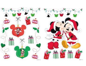 Raam sticker: Mickey & Minnie Mouse