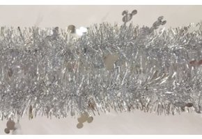 Kerstslinger: Silver / White