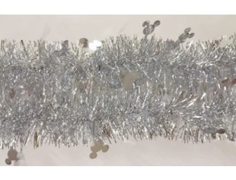 Kerstslinger: Silver / White