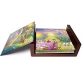 4 Glazen onderzetters: Mad Hatter's Tea Party