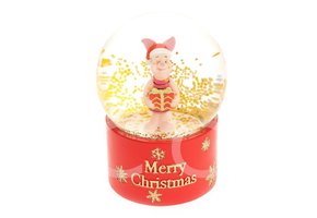 Snowglobe: Piglet - Christmas