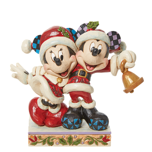 Figurine: Mickey & Minnie Mouse - Santa