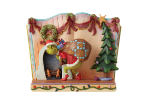 Figurine: The Grinch - Stealing Christmas (Storybook)