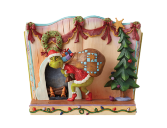 Figurine: The Grinch - Stealing Christmas (Storybook)