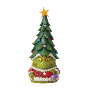 Gnome Figurine: Grinch - Christmas Tree Hat