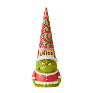 Gnome Figurine: Grinch - Two-Sided Naughty and Nice