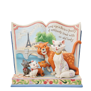 Figurine Storybook: Aristocats - Long Ago in Paris