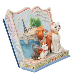 Figurine Storybook: Aristocats - Long Ago in Paris