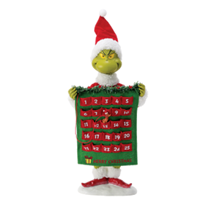 Figurine: The Grinch - Max Helps Calendar