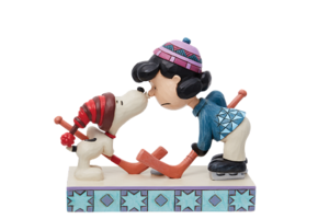 Figurine: Snoopy & Lucy - A Surprise Smooch