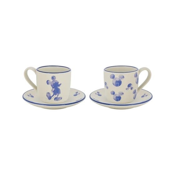 2 Espresso kop & schotel: Mickey Mouse