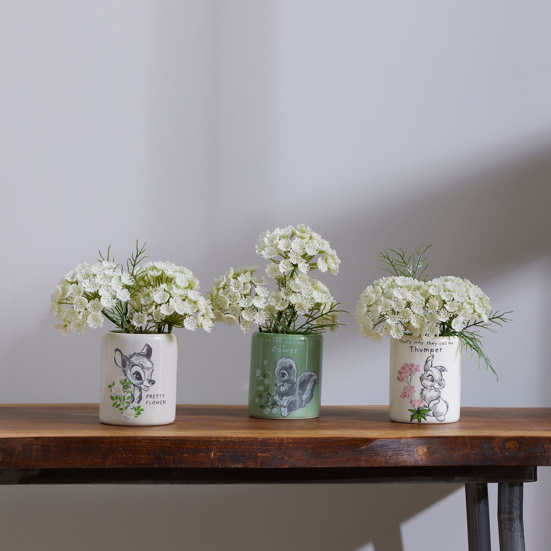 3 Bloempotten: Bambi - Forest Friends