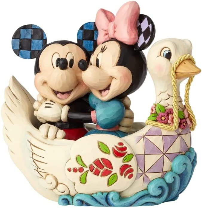 Figurine: Mickey & Minnie Mouse - Lovebirds