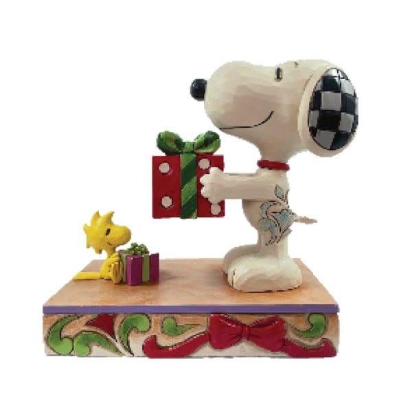 Figurine: Snoopy & Woodstock - Christmas Exchange