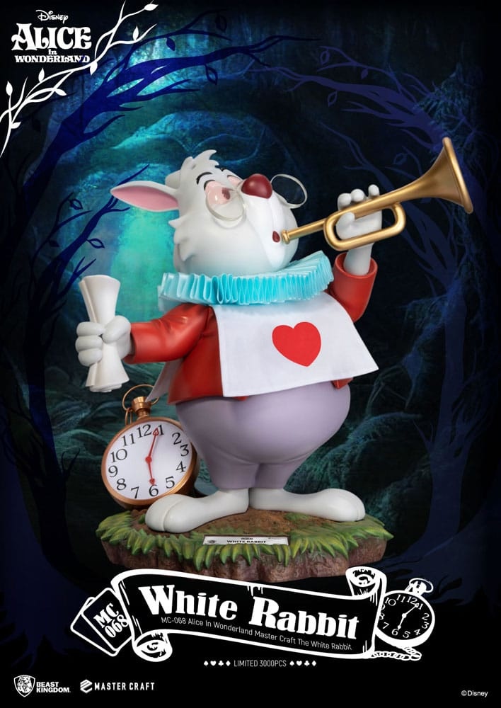 Master Craft Statue: The White Rabbit - Alice In Wonderland