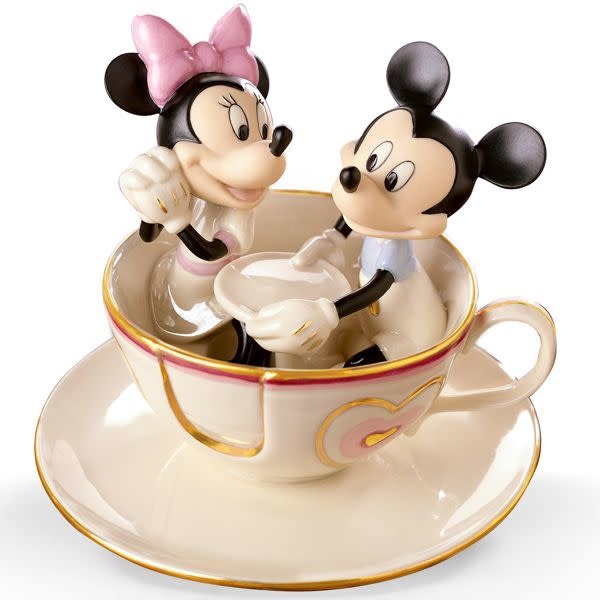 Figurine: Mickey & Minnie Mouse - Teacup Twirl