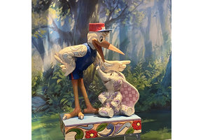 Figurine: Dumbo and Stork - Special Delivery
