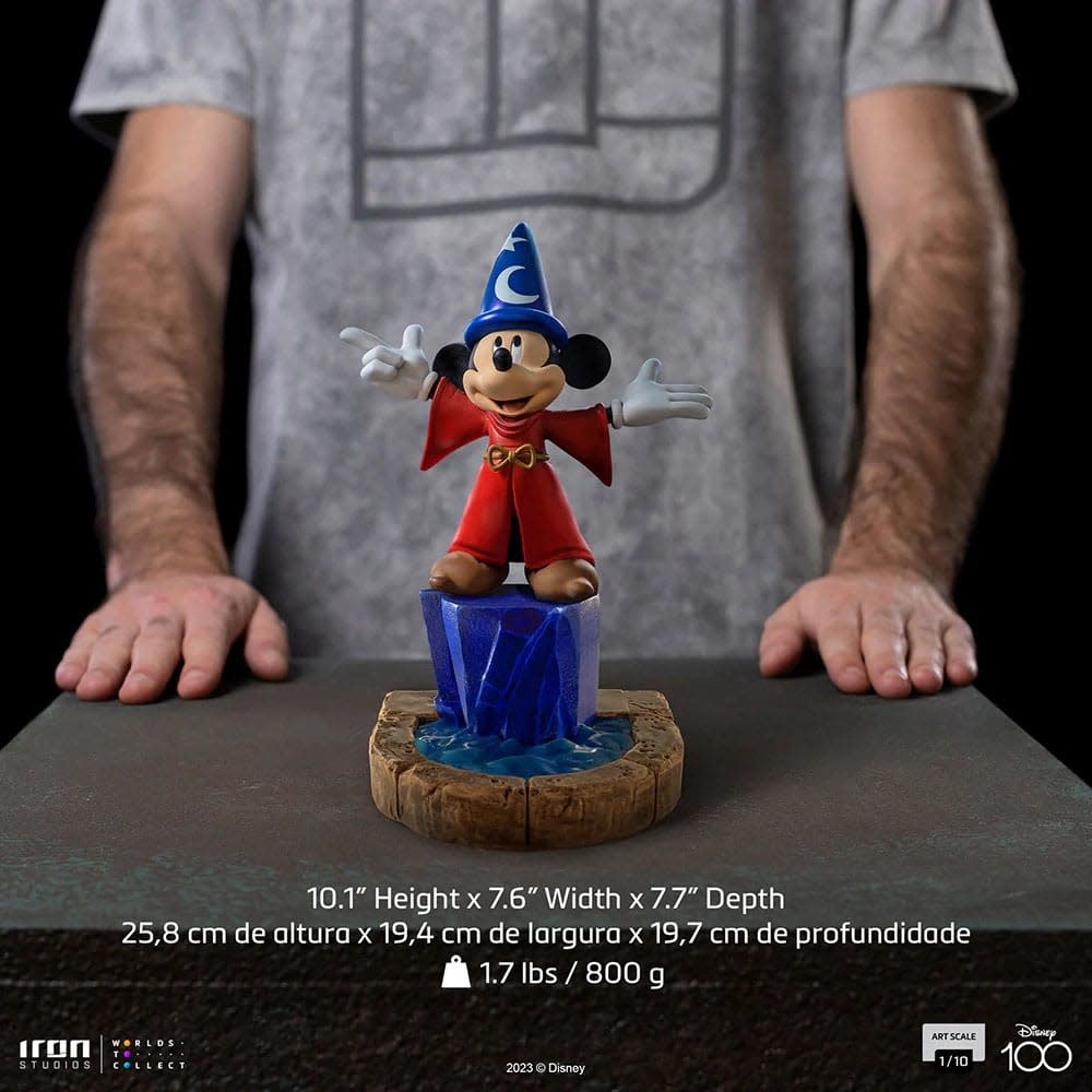 Figurine: Mickey Fantasia - Disney Art