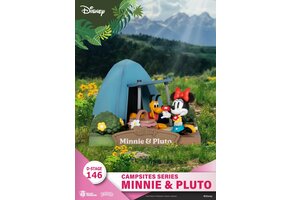 Figurine: Minnie Mouse & Pluto - Camping Serie