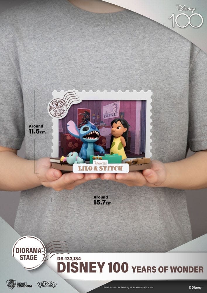 PVC Diorama: Lilo & Stitch 10 cm - Disney 100th Anniversary