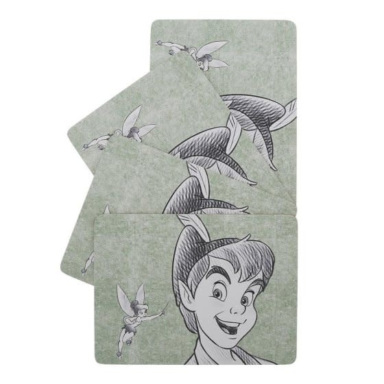 4 Placemats: Peter Pan - Never Grow Up