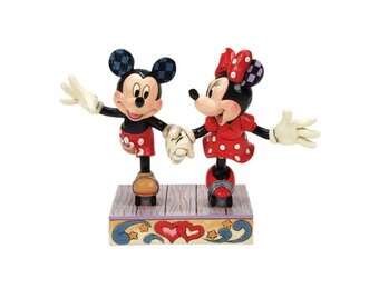 Figurine: Mickey & Minnie Mouse - Rollar Skating