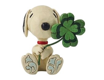 Mini Figurine: Snoopy - with Clover