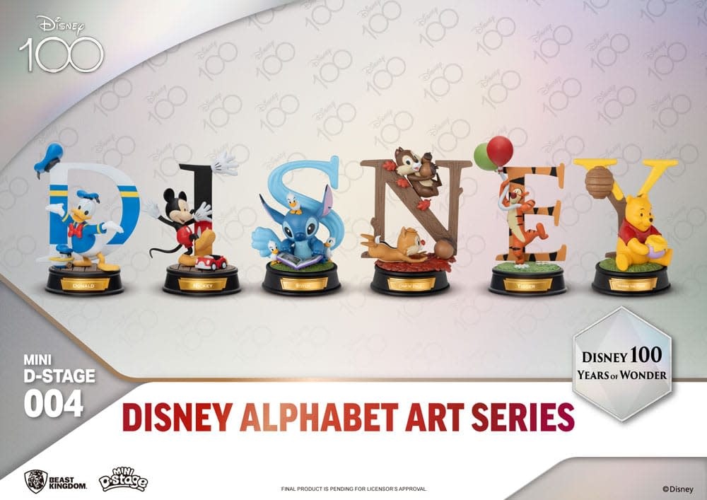 Figurine set: Disney Alphabet - 100 Years of Wonder