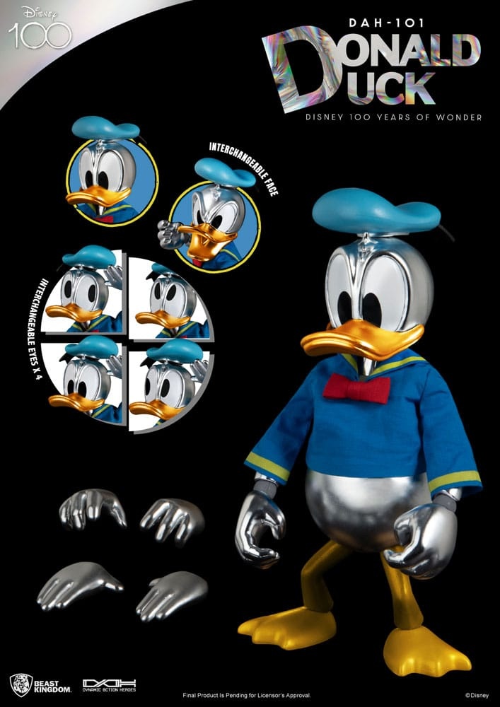 Figurine: Dynamic Donald Duck - 100 Years of Wonder