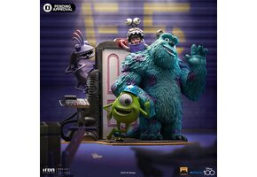 Figurine: Monsters, Inc. - James P. Sullivan, Mike Wazowski - Art Scale Statue (Deluxe Edition)