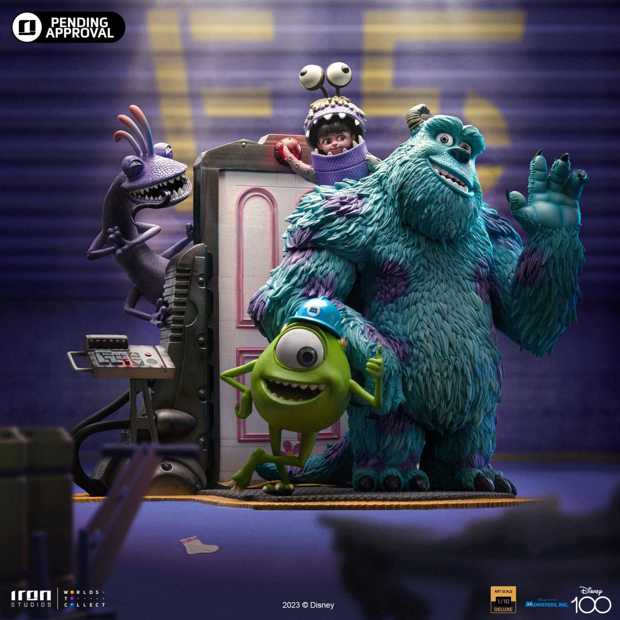 Figurine: Monsters, Inc. Deluxe Art Scale - James P. Sullivan, Mike Wazowski