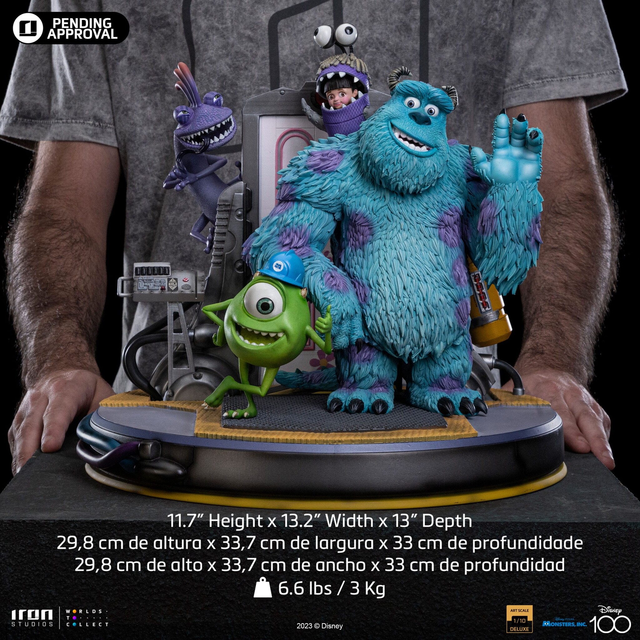 Figurine: Monsters, Inc. Deluxe Art Scale - James P. Sullivan, Mike Wazowski